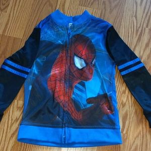 Spiderman zip up sweater